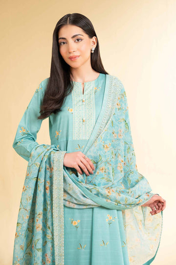 Nishat Linen 3 Piece - Digital Printed Suit - 42501673 Online Shopping